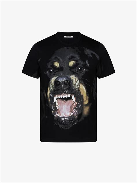 t shirt chien givenchy|givenchy crew neck rottweiler.